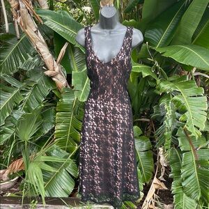 Robbie B floral lace dress